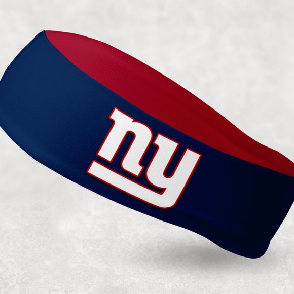 2 Pack - NEW - Reversible New York Giants Headband - Picture 1 of 2